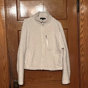 Love Tree Cropped Sherpa Pullover!